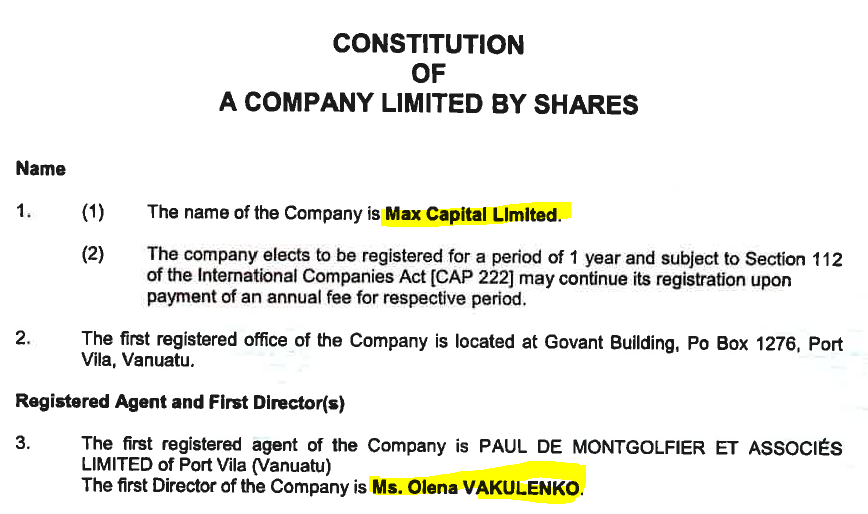 FinMax Racket with Max Capital Limited