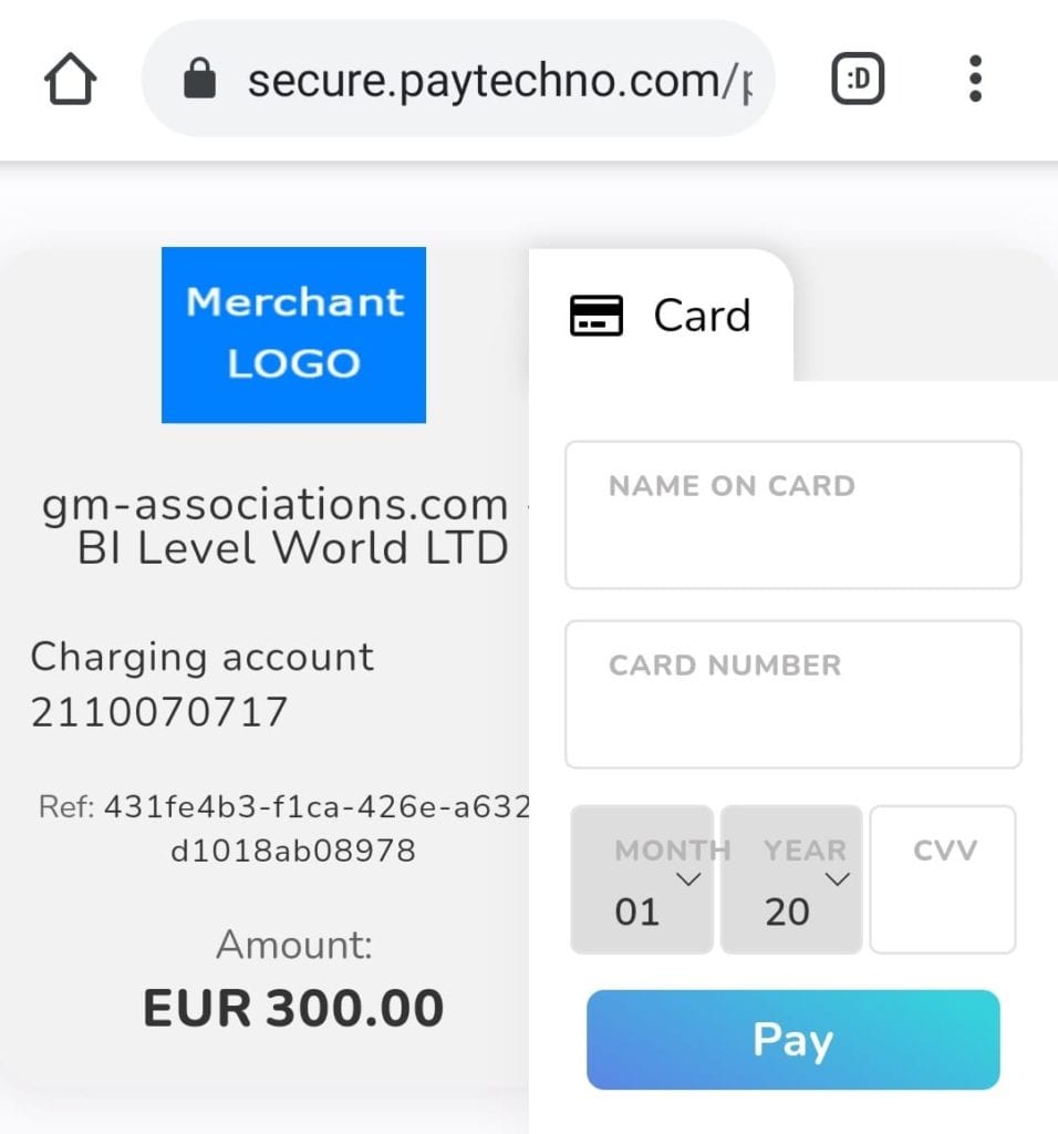 Global Markets Association scam facilitated by PayTechno