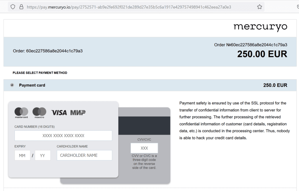 GlareMarkets scam facilitated by finanic and mercuryo