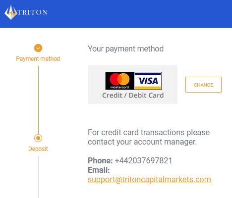Triton Capital Markets scam and payment options