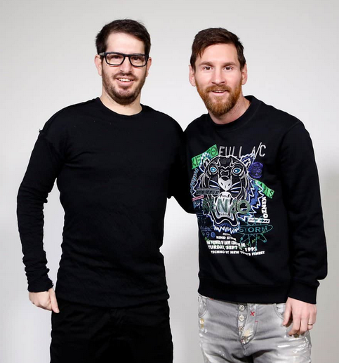 Moshe Hogeg and Lionel Messi