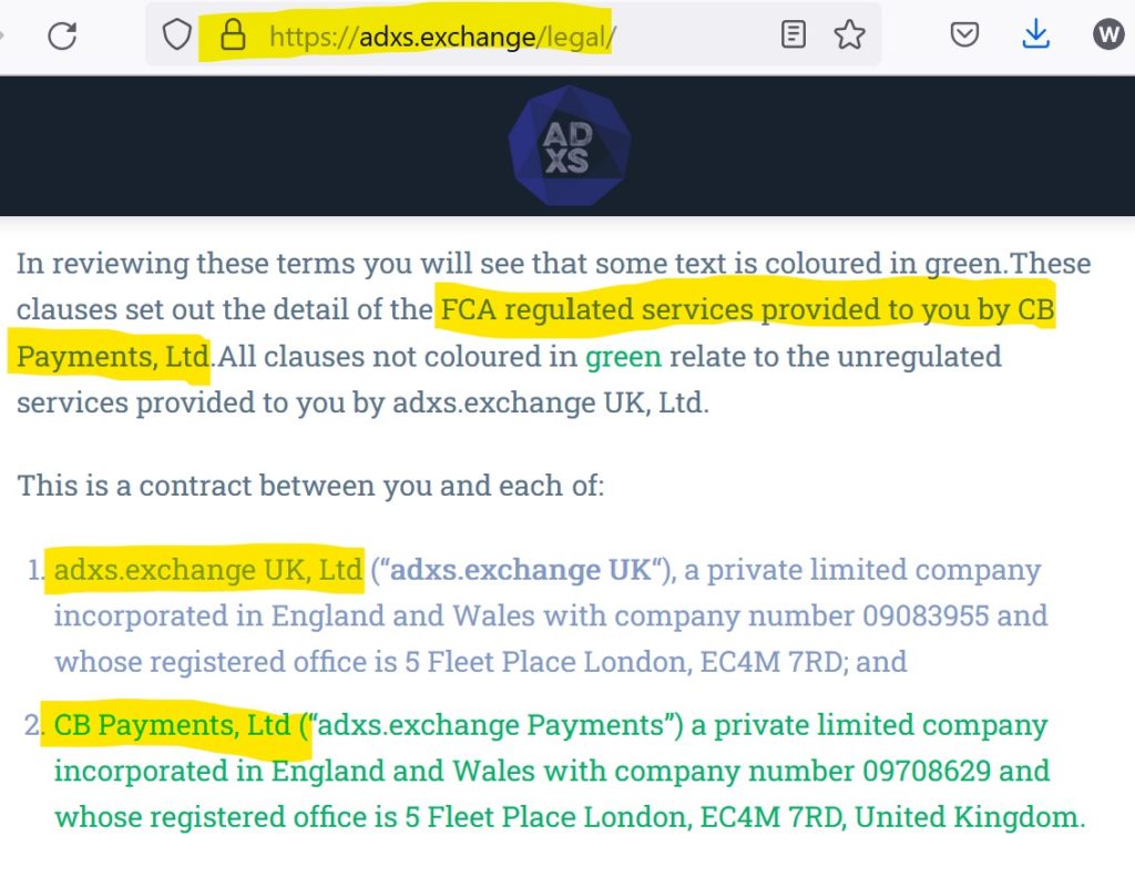 ADSX Exchange scam claims to be facilitated by Coinbase subsidiary CB Payments