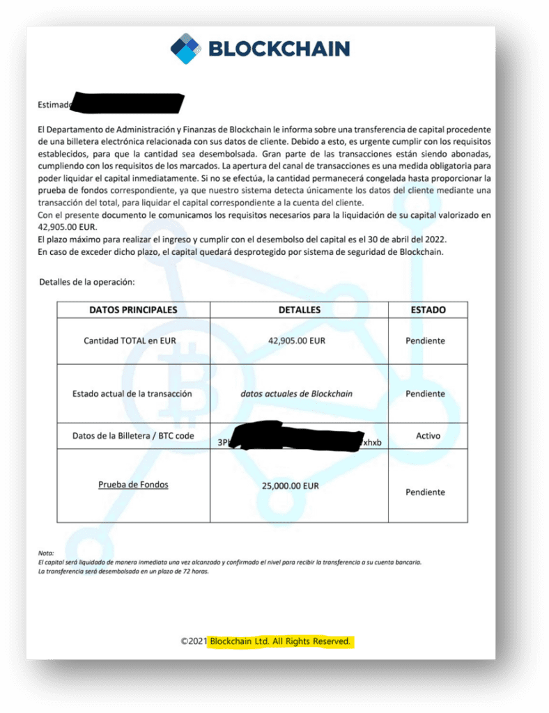 Daxglobe and Daxiron work with fake statements to deceive clients