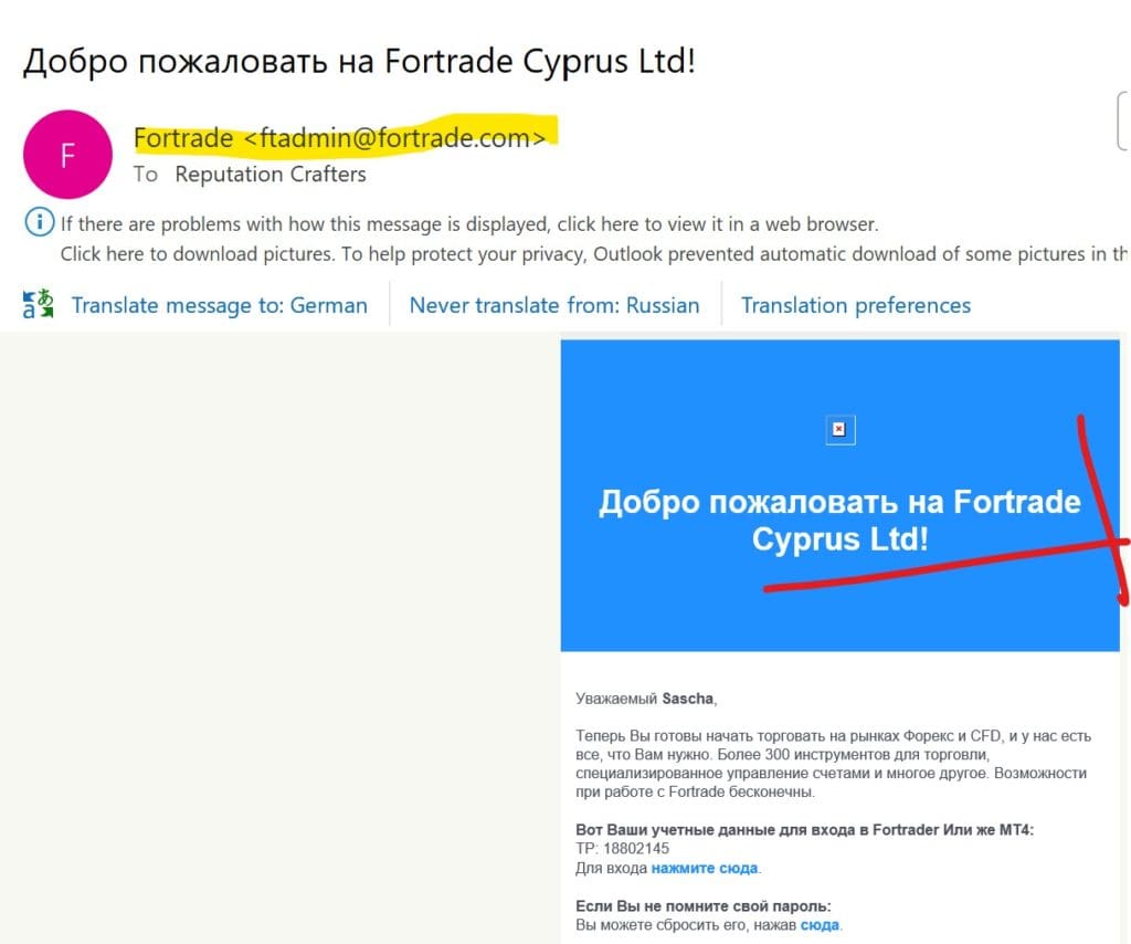 ForTrade and GloryFT