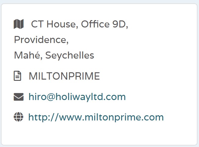 Milton Prime offshore broker scheme continues to operate