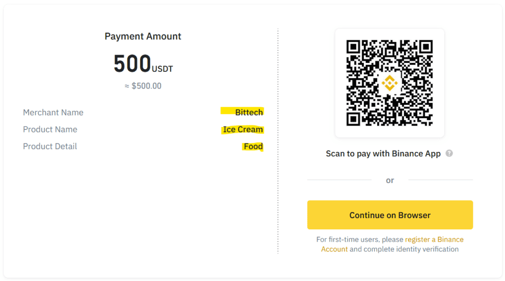 BinancePay handles crypto payments for offshore broker PocketOption